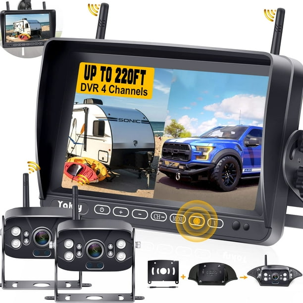 Wireless Backup Camera for RV HD 1080P 2 Wireless Rear View Cameras