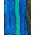 thumbnail image 4 of Stylore 100% Silk Scarf Lightweight Sunscreen Wrap Scarves Stripe Green Blue Long, 4 of 4