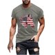 thumbnail image 2 of Tops para hombre, blusas y camisas de manga corta con cuello redondo para hombre, jersey informal de moda con estampado para hombre, camiseta de manga corta con cuello redondo, blusa de poliéster para, 2 of 5