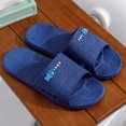 thumbnail image 2 of Unisex Fish Design Slide Sandals Non-Slip Quick Dry Lightweight House Slippers for Indoor Outdoor Bathroom Pool Beach Navy,Size 7.5-8.5, 2 of 5