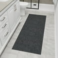 thumbnail image 3 of Ottomanson Hallway Runner Rug 1'10" x 9' Non-Slip Stain-Resistant Custom Size Carpet for Kitchen, Black, 3 of 13