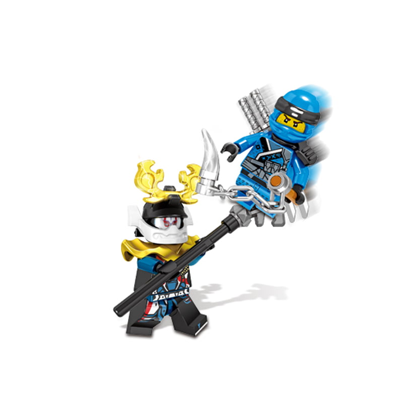 Neu 24 Stk Ninjago Mini Figuren Kai Jay Sensei Wu Master Building Blocks Toy Set 
