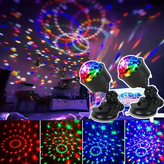 Disco Ball Light, Usb Light for Car, Portable Led Light for Car, Car Ambient Lighting, Small Led Light, Disco Party Decorations, Car Decorations, Ambient Lighting Car Interior,