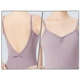 thumbnail image 6 of QHFBli Ballet Leotards for Women, Backless Camisole Bodysuit With Adjustable Straps, Full Lining Dancewear, 6 of 7
