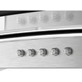 thumbnail image 5 of Streamline 36 in. Borsari Ducted Wall Mount Range Hood in Brushed Stainless Steel with Baffle Filters, Push Button Control, LED Lights, 5 of 9