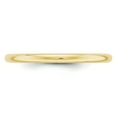 thumbnail image 4 of 10KY 2mm Half Round Band Size 5.5 Size 5.5, 4 of 5