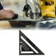 thumbnail image 3 of Herramienta de medición de regla triangular de 7 "para carpintería de aleación de aluminio profesional fácil de Negro Sharpla Regla triangular, 3 of 8