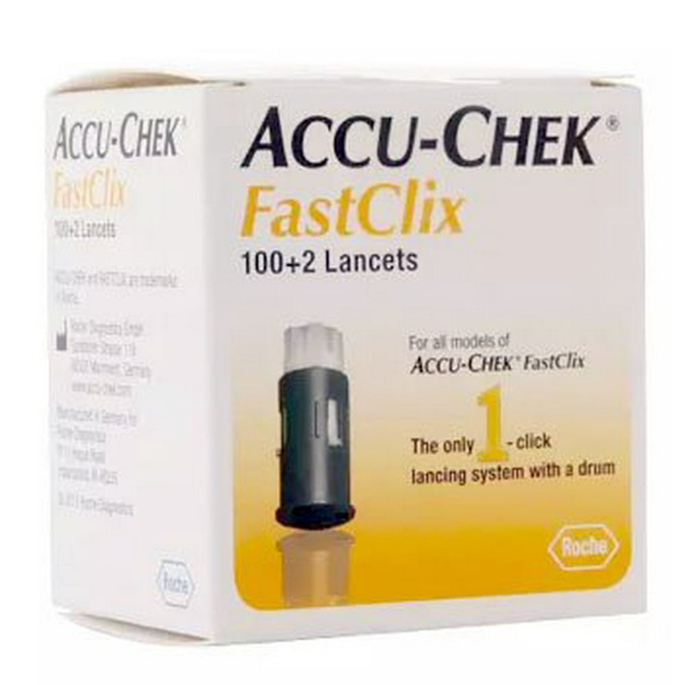 Lancet, Gluc AccuChek Fastclix (Units Per Box 102)