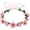 Pink, variant on Flower Garland Headwear, Red Floral Wreath 22X3 Cm Performance Headband, 1-Piece, Floral Wreath, Red Wreath, Home Decor