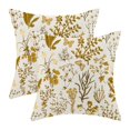 thumbnail image 1 of Juego de 2 fundas de almohada AEIOAE Summer de 55 x 55 cm, color amarillo mostaza, 1 of 4