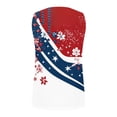 thumbnail image 5 of Kctiaxy Tank Tops for Women Independence Day Patriotic V Neck Sleeveless Tops Fashionable Casual Ribbed Summer Tops for Beach Vacation, 5 of 5