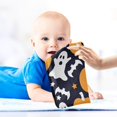 thumbnail image 7 of SKYSONIC 3 PCS Halloween Pumpkin Bat Ghost Baby Muslin Washcloths, Face Towel Burp Cloths Ultra Soft Absorbent Cotton Bath Wipes Towels for Newborn Boys Girls, 7 of 7
