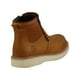 thumbnail image 3 of Botas Hombre Sail Casuales Piel Cierre Trabajo Resistente Cafe 29, 3 of 4