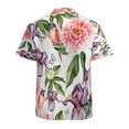 thumbnail image 3 of High Quality Hawaiian Shirts for Men Short Sleeve Aloha Beach Shirt Floral Summer Casual Button Down Shirts Blouses 9TYW6W, 3 of 7