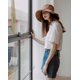 thumbnail image 2 of Sombrero de cubo de verano para mujer, sombrero de viaje plegable de ala ancha, sombrero de playa con protección UV, gorra para exteriores 100% algodón Rojo Verde, 2 of 5