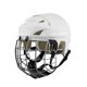 thumbnail image 1 of Casco de hockey blanco ajustable con barbilla para patines de velocidad XL con jaula, 1 of 9