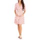 thumbnail image 1 of Lucakuins Mujeres Vestido de Maternidad Casual Cuello en V Dot/Estampado Floral Vestido de Media Manga para Ropa de Embarazo Sesión de Fotos Lucakuins  moda, 1 of 5