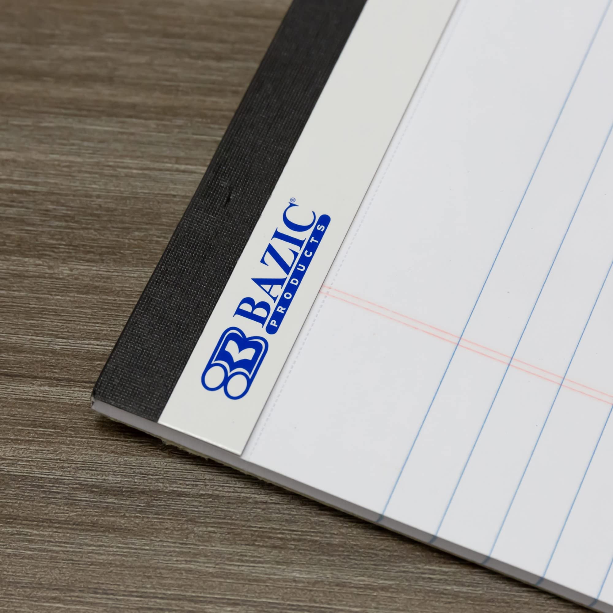BAZIC Perforated Writing Pad, 50 Sheets 8.5"x11.75", White, Total 12 Count