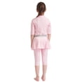 thumbnail image 6 of Kkkded Girls Three-Piece Set Swimsuits for Toddler Kids Long Sleeve Long Pants + Swimming Cap Outfit Summer Girls Sunburn Protection Bathing Suit Swimwear for 3-14 Years, 6 of 9