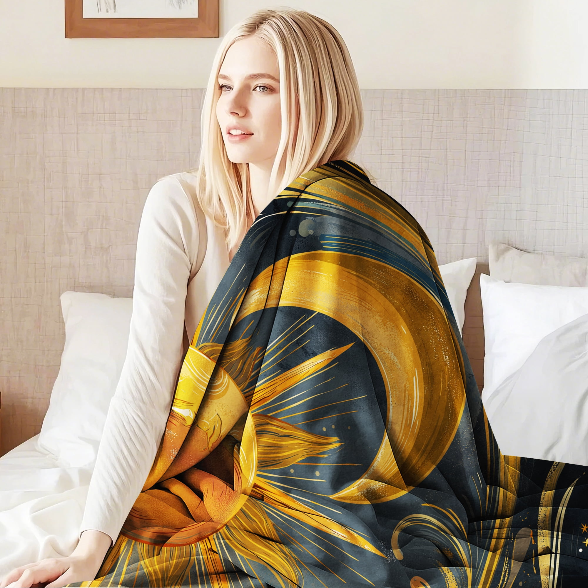Spring Summer Flannel Throw Blanket 40x50 Inches Fleece Blanket Throw, Soft Lightweight Plush Cozy Blankets for Bed, Sofa, Couch, Travel, Camping