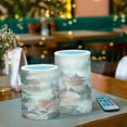 thumbnail image 3 of Yayeee Flameless Candles with Remote Flickering Battery Operated Multi Color Changing, Red Mountain Pattern, 3 of 7