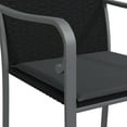 thumbnail image 5 of vidaXL 5 Piece Garden Dining Set with Cushions Poly Rattan and Steel, 5 of 5