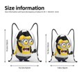 thumbnail image 2 of Pofeuu Minions for Water-Resistant 210D Drawstring Bag Compact Foldable Design Gym Yoga Travel Essentials Lightweight Carryall-Medium, 2 of 6