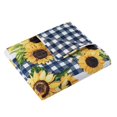 thumbnail image 3 of Oslo 60 Inch Throw Blanket, Microfiber Polyester, Yellow Sunflower Print, 3 of 5
