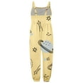 thumbnail image 3 of Stylish Girls Romper Jumpsuit Adorable Printed Design Playful Toddler Outfit Comfortable Soft Material Ideal Spring Summer Wear For, 3 of 3