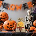 thumbnail image 4 of Halloween Drawstring Candy Bag Burlap Pouch for Party and Wrapping Ideal for Trick or Treating Storage Solution for Festive Occasions, 4 of 5