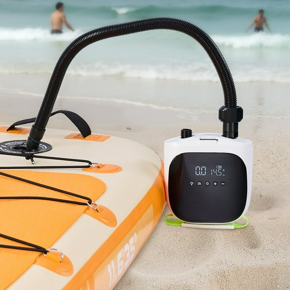20PSI Electric Paddle Board Pump - Rechargeable, Auto Shutoff for Safe Inflation
