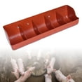 thumbnail image 2 of Baohd Piglet Mangeoire à Fourrage Accessoires d'Élevage 5 Fentes Rouge, 2 of 9