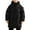Black, variant on Women's Winter Warmth Ensuring Thickened Hooded Coat for Chilly Days – Stylish and Comfy Long Down Jacket for Cold Weather