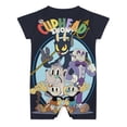 thumbnail image 2 of The Cuphead Show Baby Boy Girl Short Sleeve Rompers Bodysuit One Piece Jumpsuit Summer Outfit, 2 of 8