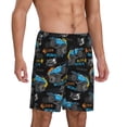 thumbnail image 2 of Sikiie Cool Off-Road Vehicle Mens Pajama Shorts, Lightweight Lounge Pant with Pockets Soft Sleep Pj Shorts for Men3X-Large, 2 of 6