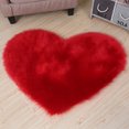 thumbnail image 3 of LCXmlly Pencil Bag Strong Water Absorption Rug Mat Love Heart Shape NonSlip Acrylic Fluffy Carpet, 3 of 6
