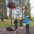 thumbnail image 2 of Costway Soporte de Baloncesto Ajustable 1,3-3,05 m Móvil con Ruedas Base Rellenable para Niños y Adultos Negro, 2 of 10