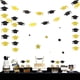 thumbnail image 5 of KAKOWELY 4 banderines de graduación, banderines con texto "Happy Graduation", birrete de graduación, guirnalda, decoración vintage para fiestas., 5 of 5