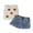 Style 4, variant on Toddler Baby Girl Summer Shorts Outfits Set 6 12 18 24 Months 2T 3T 4T 3D Knit Strawberry Tank Tops and Denim Shorts 2 Piece Clothes Sets