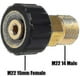thumbnail image 2 of Pressure Washer Fitting, M22 X 15mm Female Thread To M22 X 14mm Male Thread Quick Coupler Adapter Parts, 2 of 4