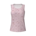 thumbnail image 3 of Picia Minimalist Snowflake Pattern Women's Workout Tank Top,Breathable Activewear,Slim Fit Athletic Top,Versatile Workout Moisture-wicking top-X-Large, 3 of 9