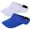 White+Blue, variant on Armscye 2-Pack Adjustable Sun Visor Hat, Unisex, Gray Black, Quick Dry, Lightweight, Extra Long Brim, Perfect for Outdoor Activities