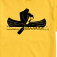 thumbnail image 3 of Instant Message - Sasquatch Canoe - Men's Short Sleeve Graphic T-Shirt, 3 of 6