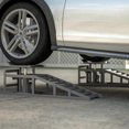 thumbnail image 6 of JoanKaren 2-Pack Hydraulic Car Ramps,11000lbs Heavy-Duty Steel Vehicle Ramps,Adjustable 9.3-14 Inch Height Portable Design Car Lift,Grey, 6 of 8
