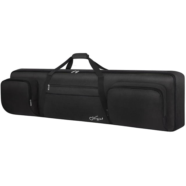 Funda para teclado SNIGJAT Soft de 88 teclas con bolsillos para accesorios