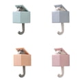 thumbnail image 3 of Gancho decorativo de 4/6 Uds., colgador de toallas de gato de dibujos animados para sala de estar, hogar y oficina Hugtrwg Libre de BPA, 3 of 8