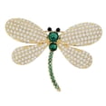 thumbnail image 2 of 2x Broche de Alfileres para Bufanda Yinane Decoración de Aleación Broches de Mariposa con Diamantes de Imitación 2 piezas, 2 of 8