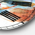 thumbnail image 3 of Designart Oversized Multicolor Analog Round Modern Traditional Wall Clocks, CLM30880-C23, 3 of 3
