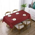 thumbnail image 1 of Jacquard Printed Waterproof Table Cloth, Spill Proof Anti-Wrinkle Polyester Tablecloth, 1 of 9