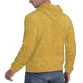 thumbnail image 6 of Kdxio Gold Shiny Print Mens Casual Hooded Collar Drawstring Hoodies Pullover Sweatshirts Casual Long Sleeve Shirts-XX-Large, 6 of 7